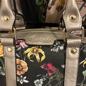 Flora floral speedy doctor Boston bag purse tote satchel